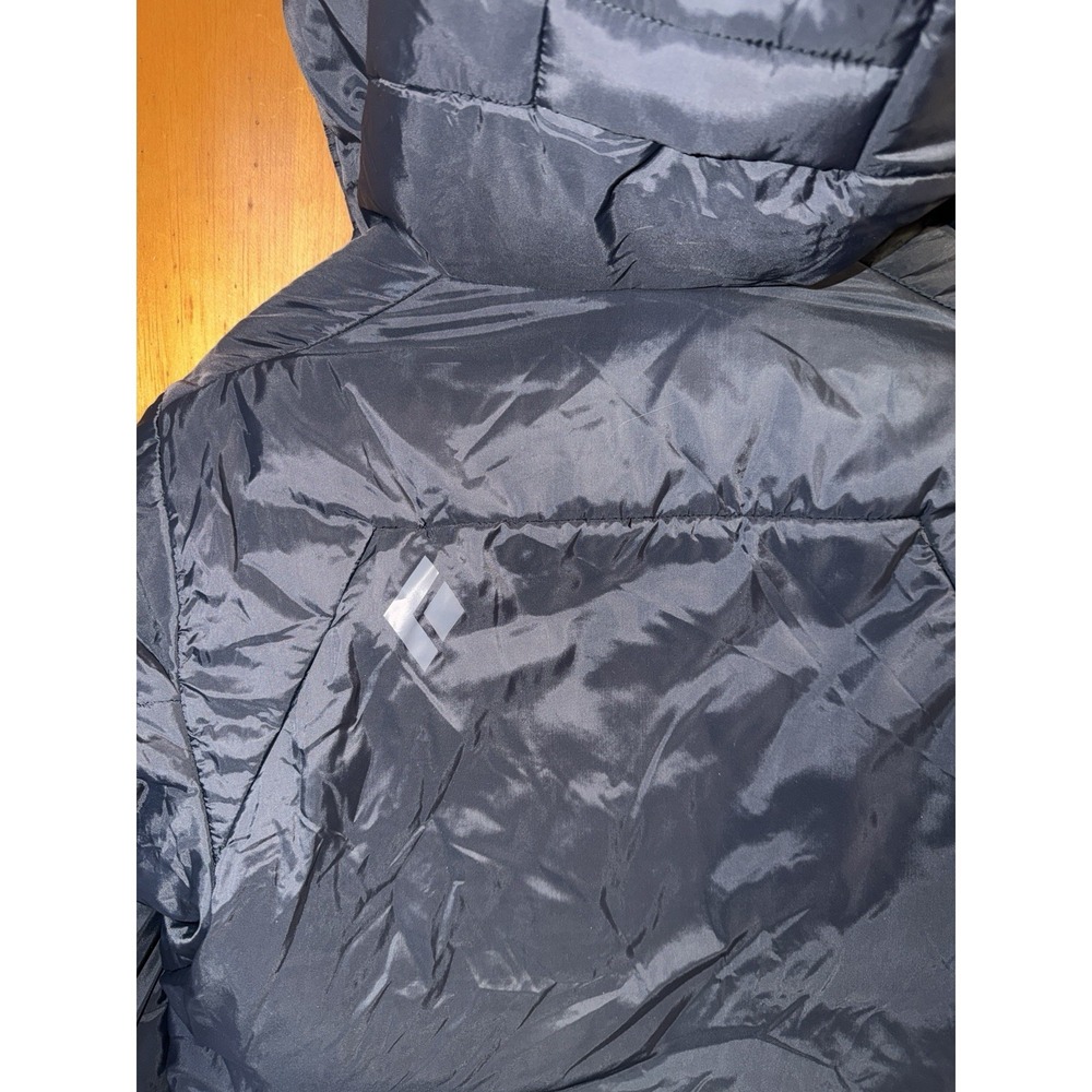 Black Diamond Women's M Stance Belay Parka Black Jacket Coat Insulated Active - Picture 13 of 16